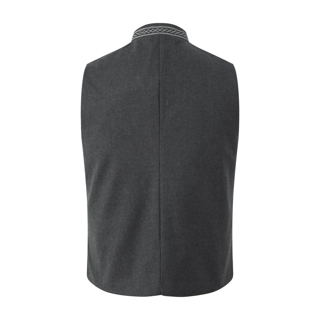 Men's Classic Embroidered Vest