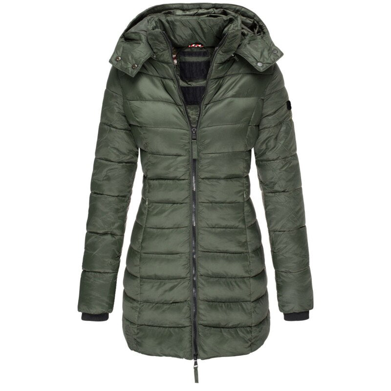 Women's Insulated Hooded Winter Puffer Jacket