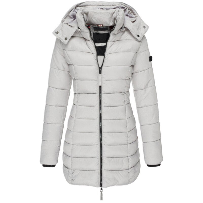 Women's Insulated Hooded Winter Puffer Jacket