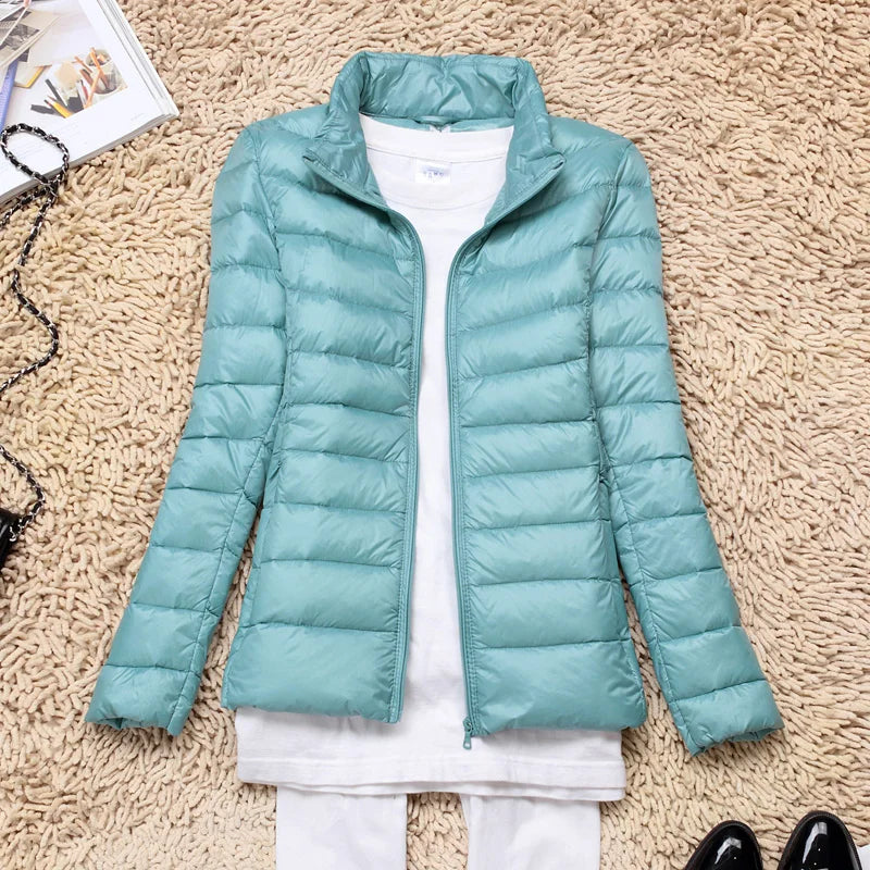 Women's Lightweight Hooded Down Jacket