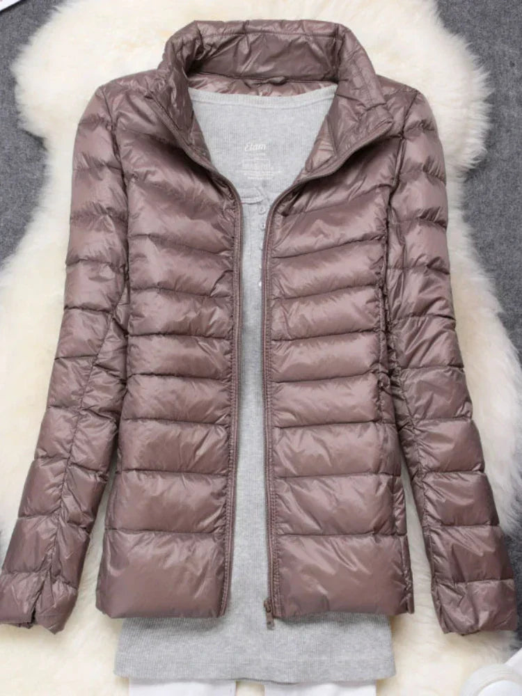 Women's Lightweight Hooded Down Jacket
