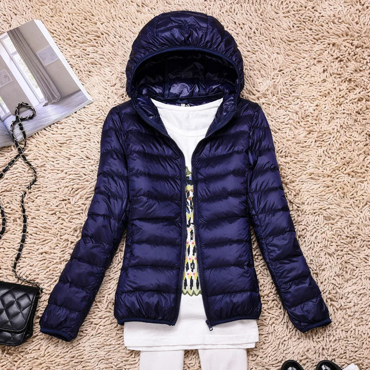 Women's Lightweight Hooded Down Jacket