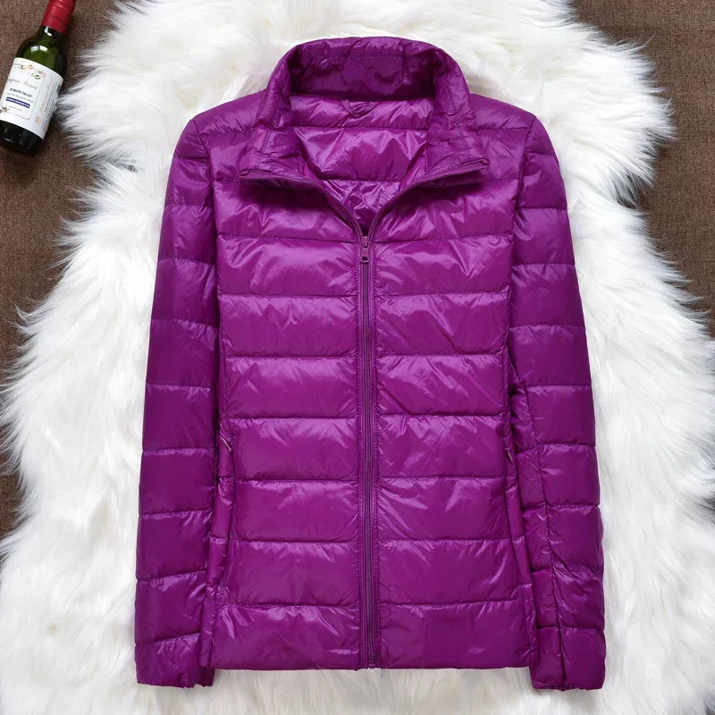 Women's Lightweight Hooded Down Jacket