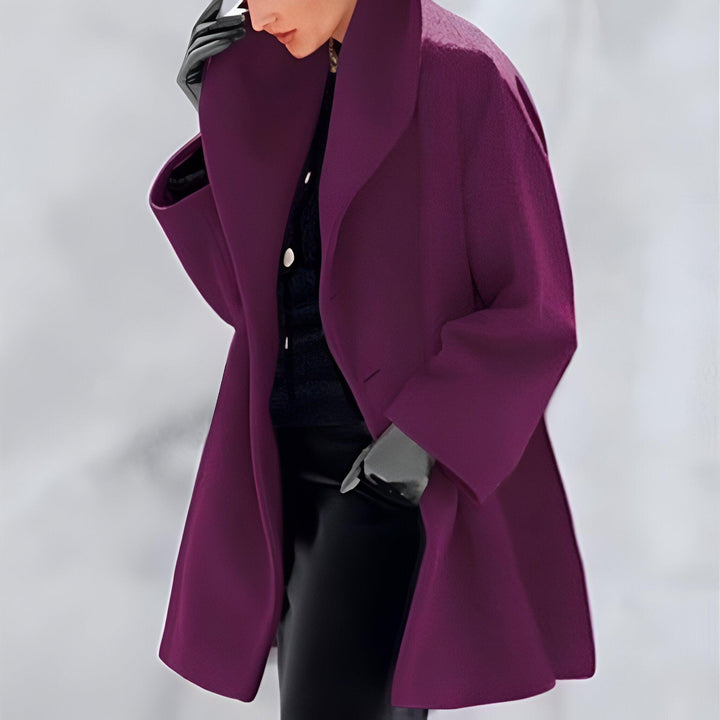 Women's Relaxed Fit Coat for Easy Seasonal Transitions