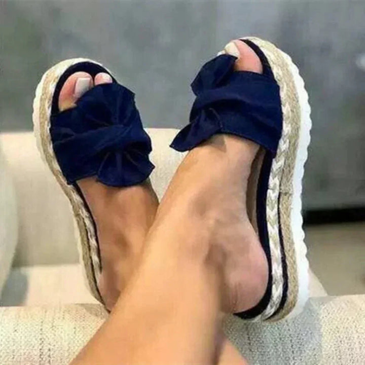 Women's Comfortable Bow Platform Sandals