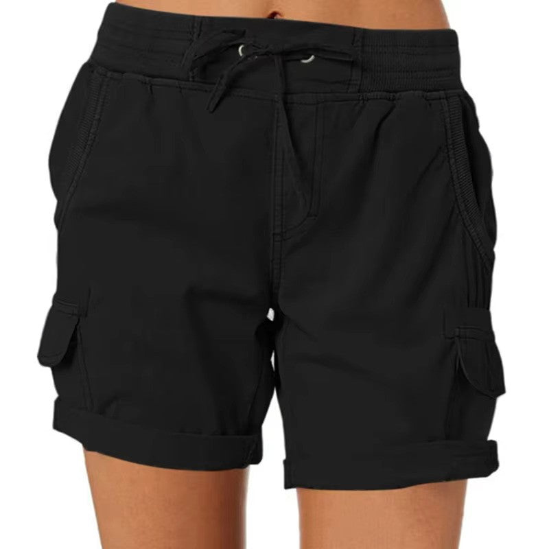 Women's Casual Cargo Beach Shorts for Summer Fun