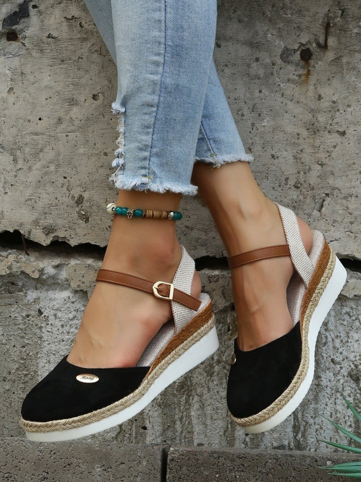 Women's Supportive Espadrille Platform Sandals