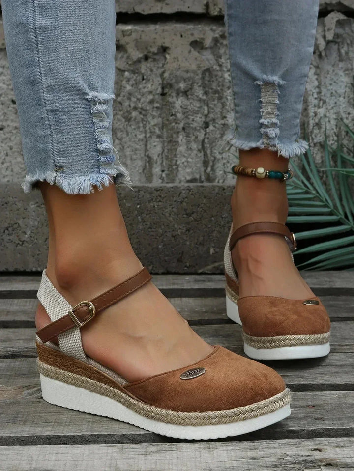 Women's Supportive Espadrille Platform Sandals