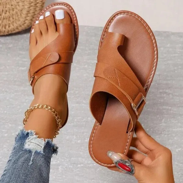 Women's Adjustable Strap Comfortable Thong Sandals