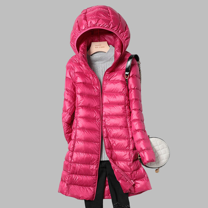 Women's Lightweight Hooded Puffer Jacket