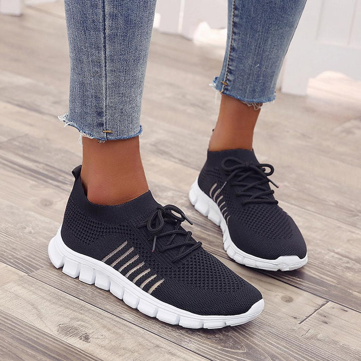 Women's Supportive Breathable Knit Sneakers