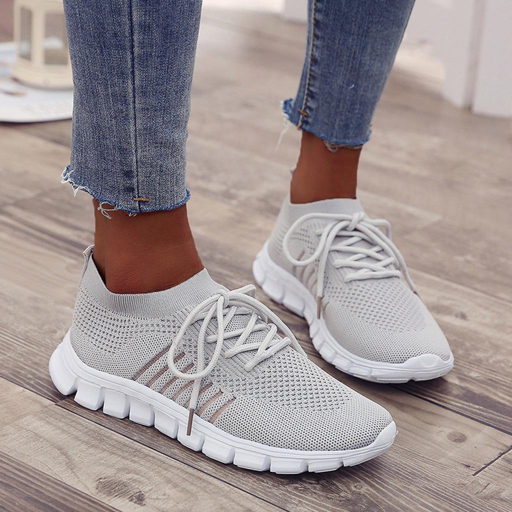 Women's Supportive Breathable Knit Sneakers