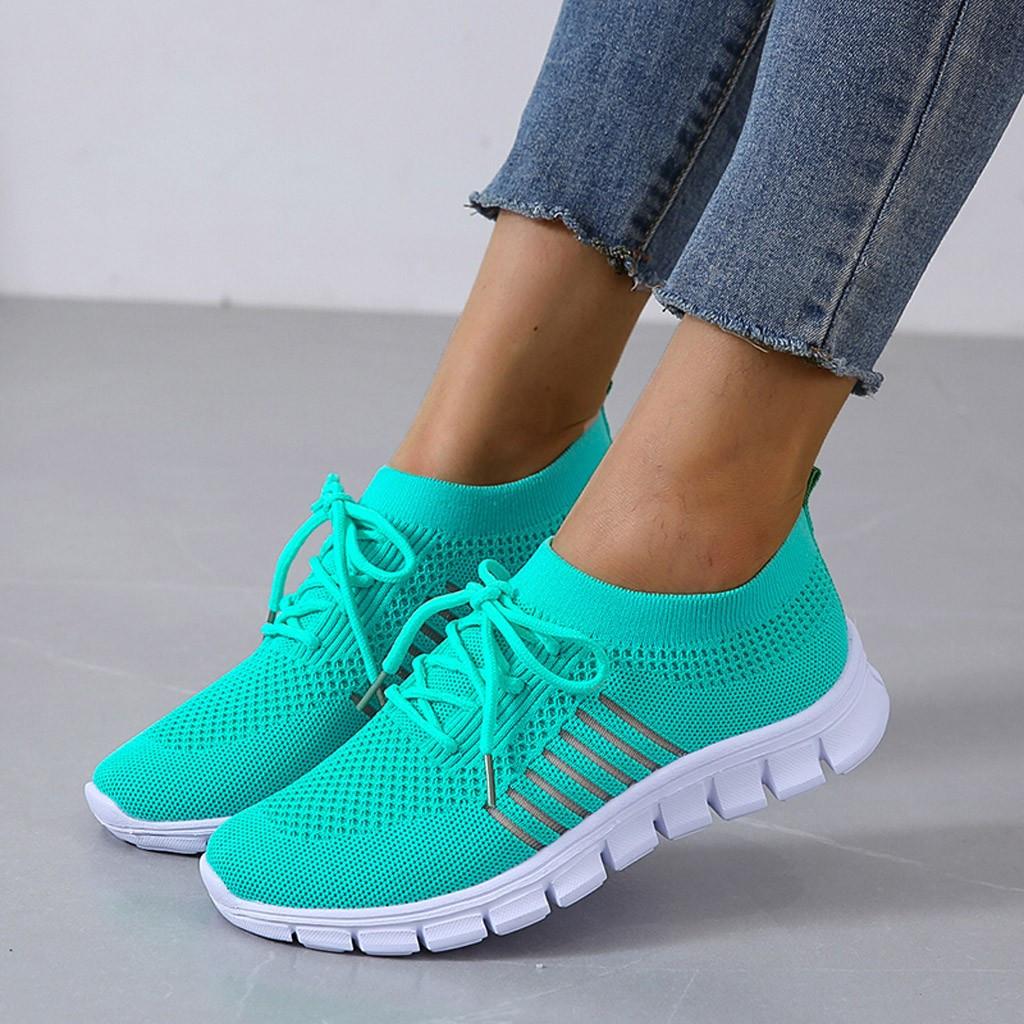 Women's Supportive Breathable Knit Sneakers