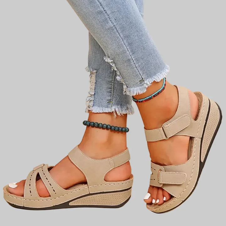 Women's Supportive Wedge Sandals for All-Day Comfort