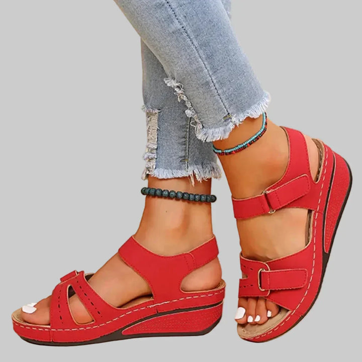 Women's Supportive Wedge Sandals for All-Day Comfort