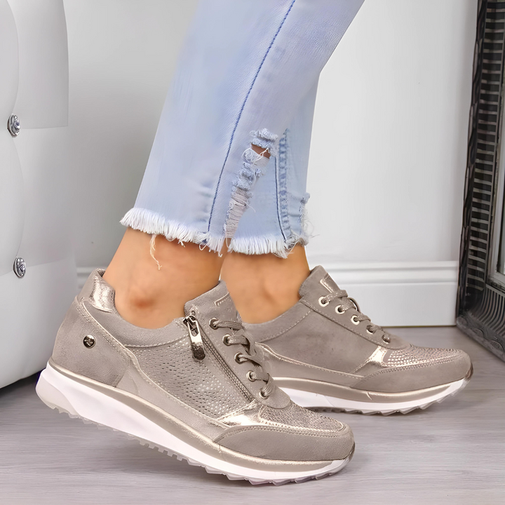 Women's Orthopedic Support Wedge Sneakers for Comfort and Style