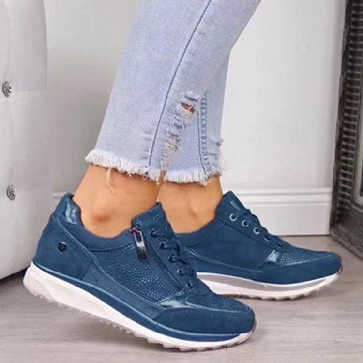 Women's Orthopedic Support Wedge Sneakers for Comfort and Style