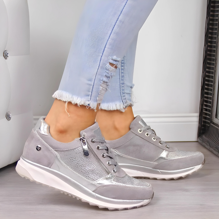 Women's Orthopedic Support Wedge Sneakers for Comfort and Style