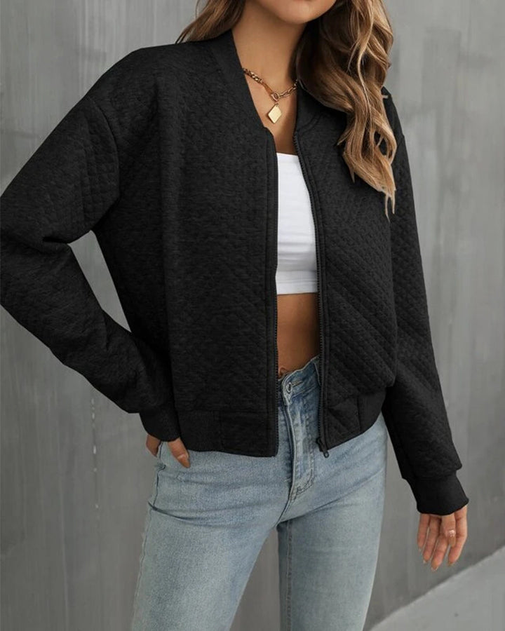 Women's Lightweight Quilted Bomber Jacket