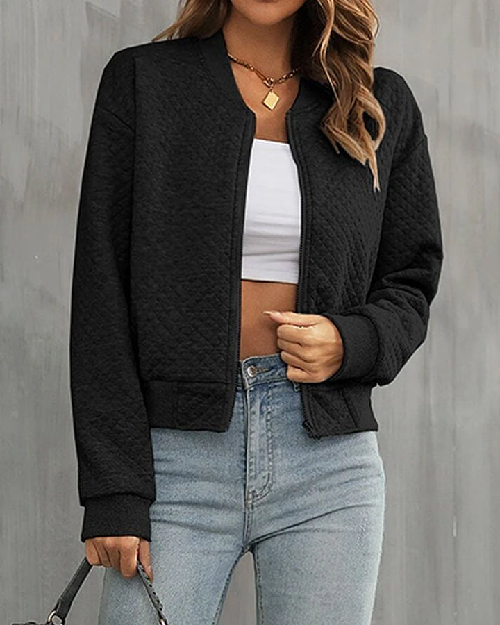 Women's Lightweight Quilted Bomber Jacket