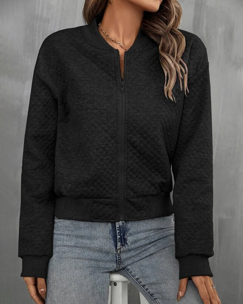 Women's Lightweight Quilted Bomber Jacket