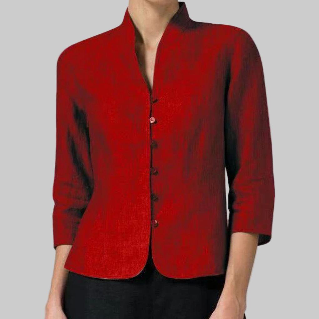 Women's Stylish Stand Collar Top