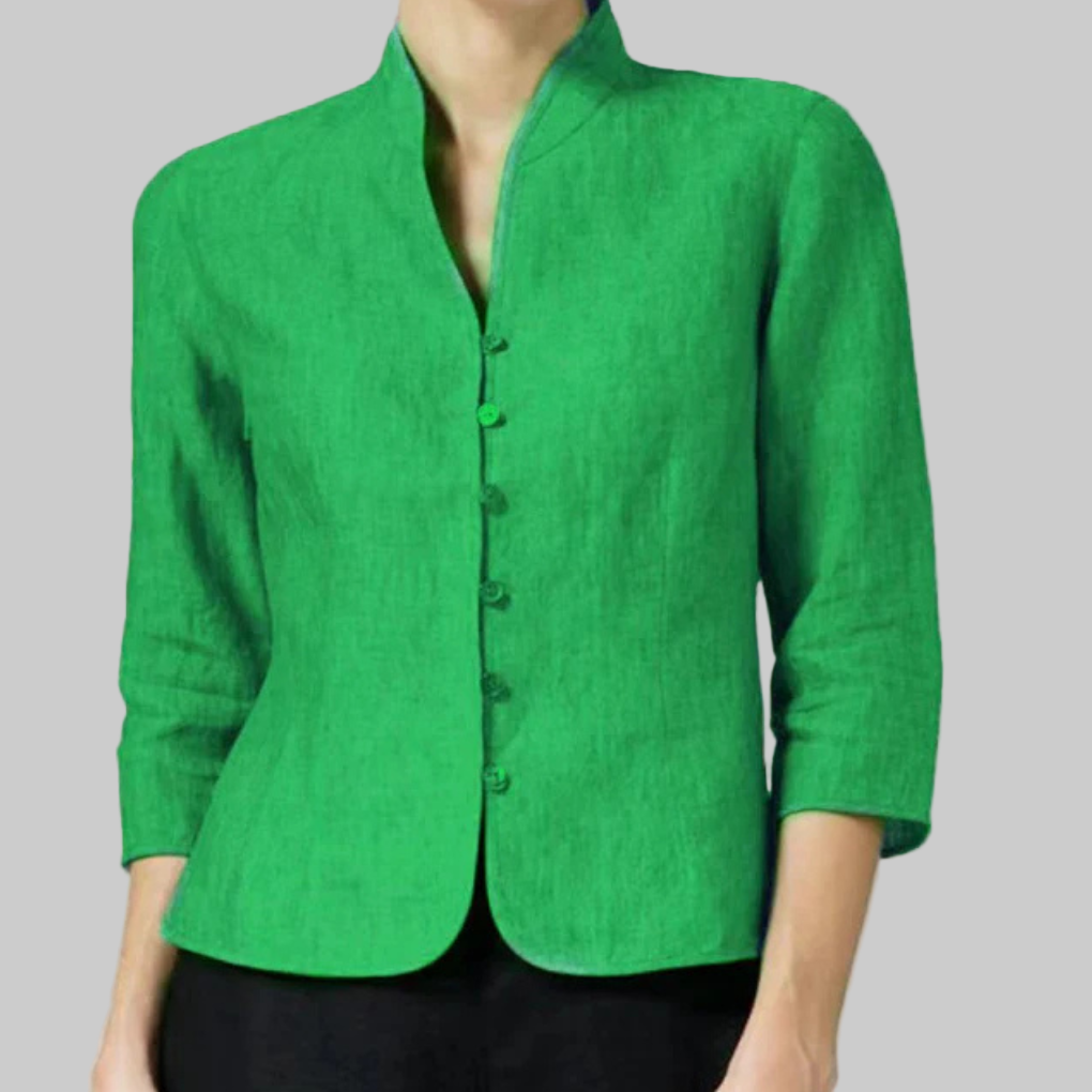 Women's Stylish Stand Collar Top