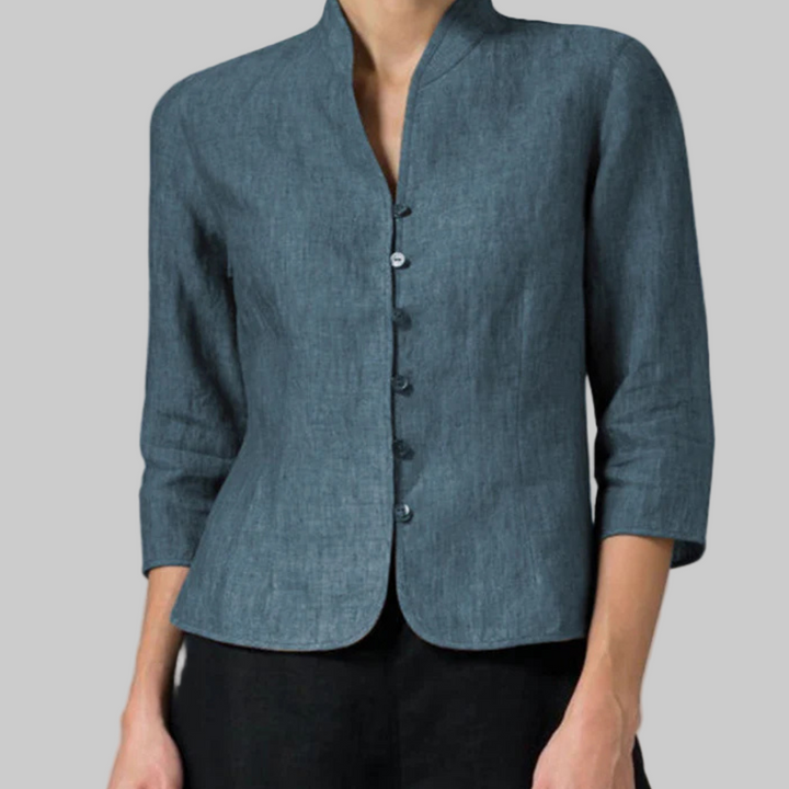 Women's Stylish Stand Collar Top