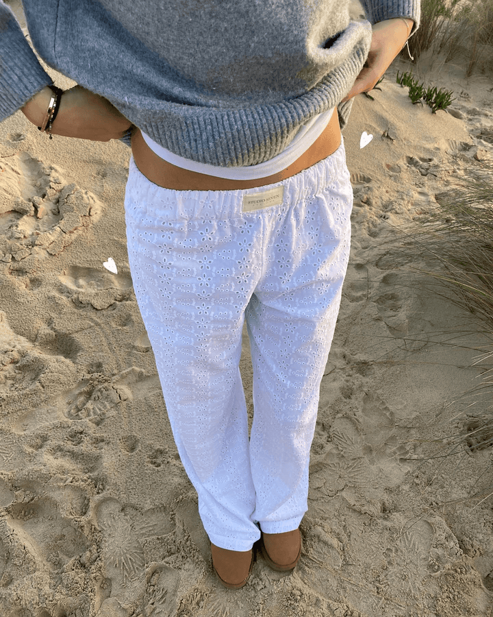 Women's Striped Relaxed Fit Casual Pants