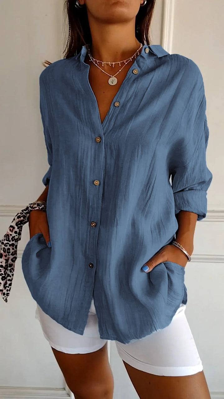 Women's Relaxed Textured Weave Shirt