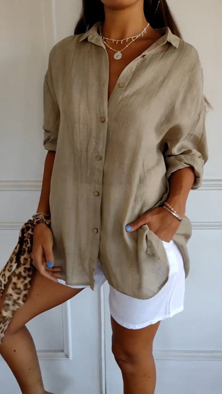 Women's Relaxed Textured Weave Shirt