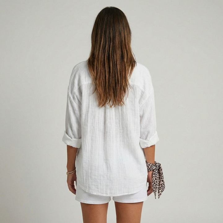 Women's Relaxed Textured Weave Shirt