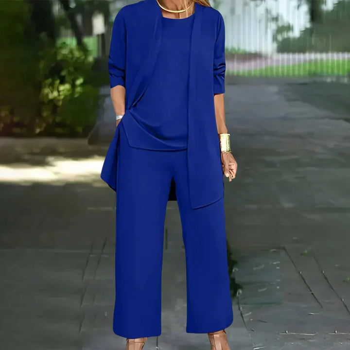 Women's Sophisticated 3-Piece Trouser Suit