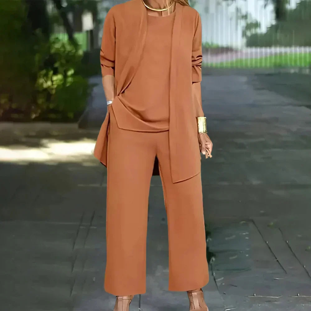 Women's Sophisticated 3-Piece Trouser Suit