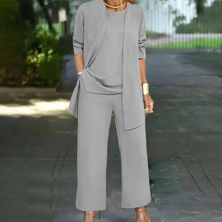 Women's Sophisticated 3-Piece Trouser Suit