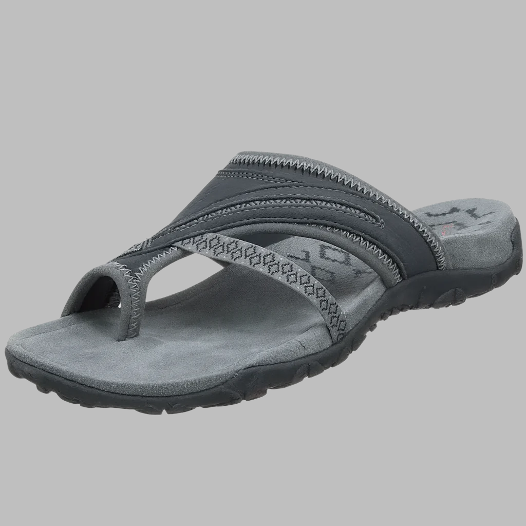 Women's Cushioned Crossover Toe Post Sandals