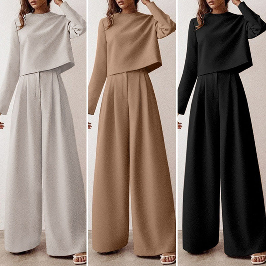 Women's Effortless Chic Wide Leg Outfit