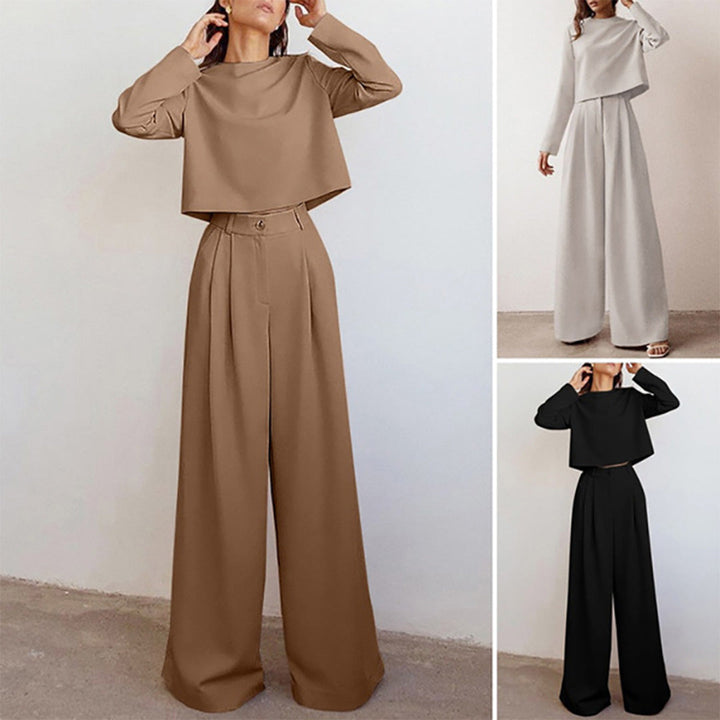 Women's Effortless Chic Wide Leg Outfit