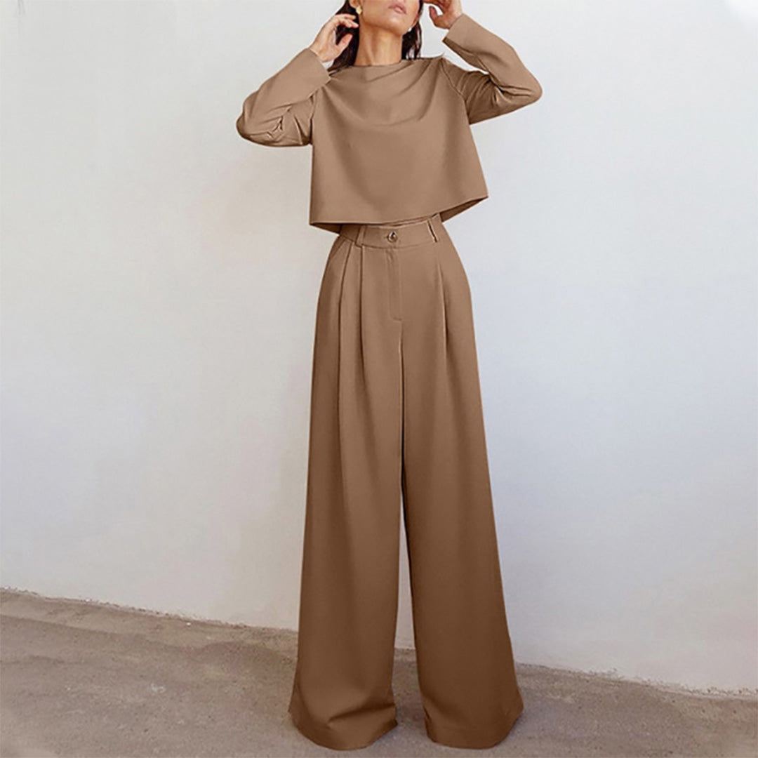 Women's Effortless Chic Wide Leg Outfit