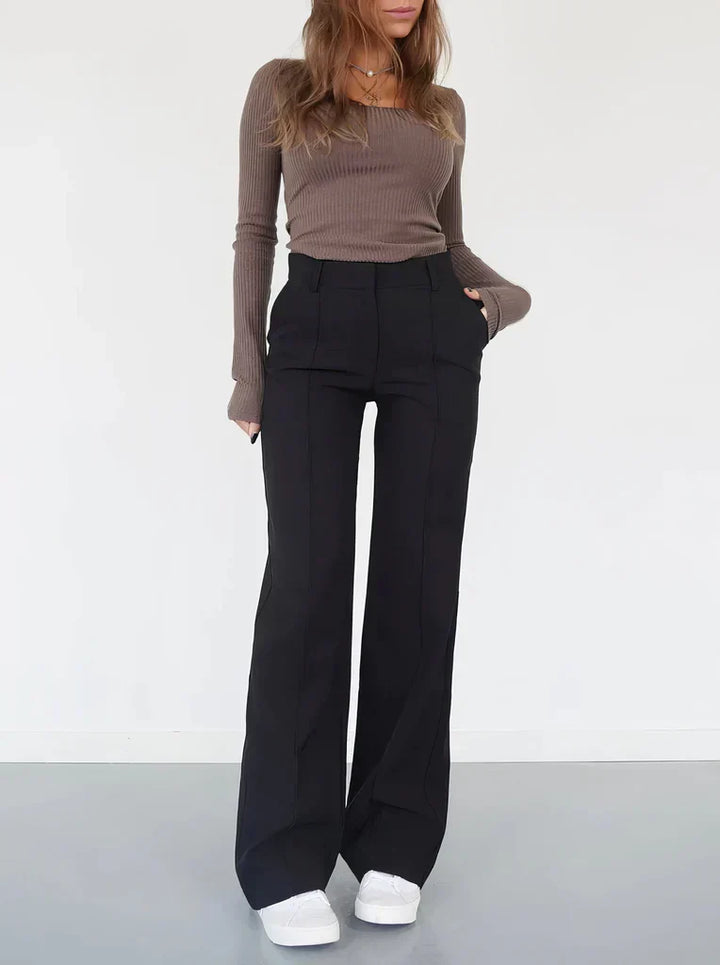 Women's Elegant Wide Leg Trousers
