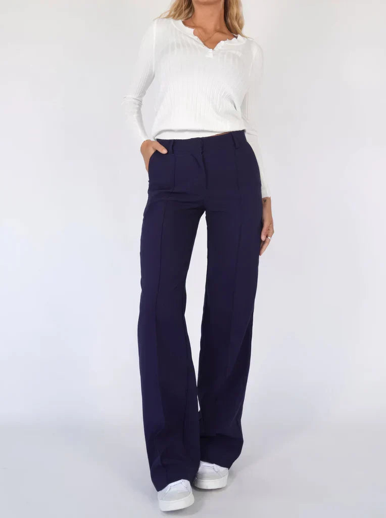 Women's Elegant Wide Leg Trousers