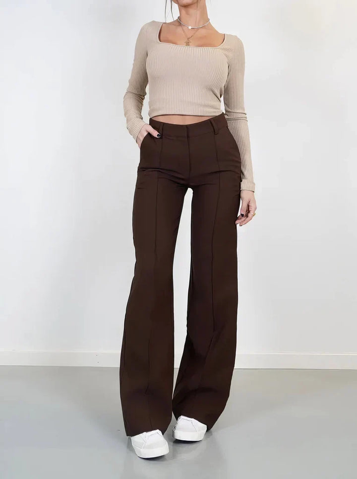 Women's Elegant Wide Leg Trousers