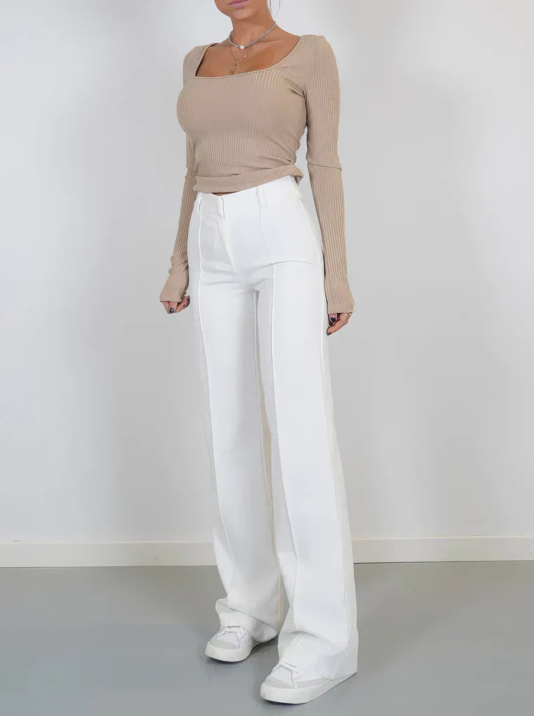 Women's Elegant Wide Leg Trousers