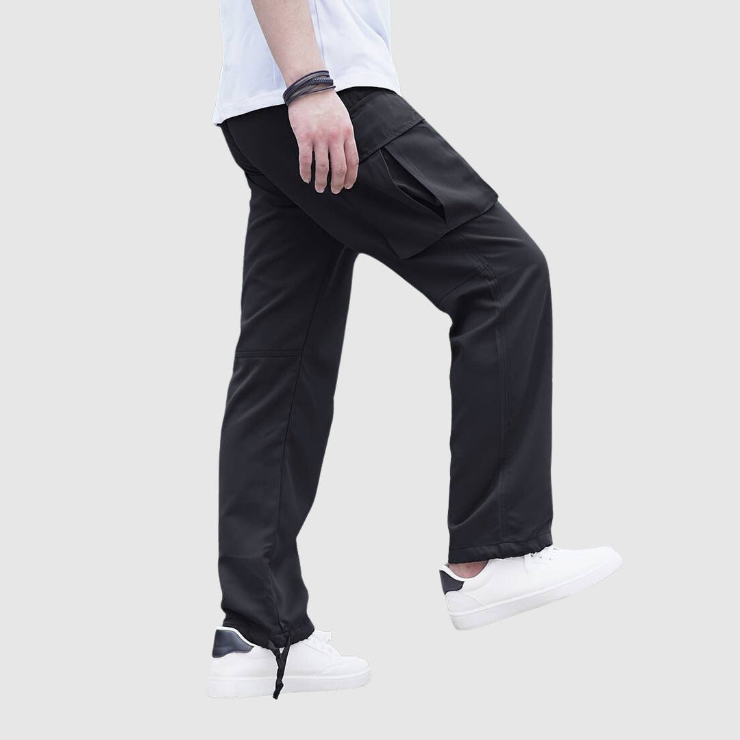 Men's Cargo Pants with Multi-Pocket Design for Versatile Style