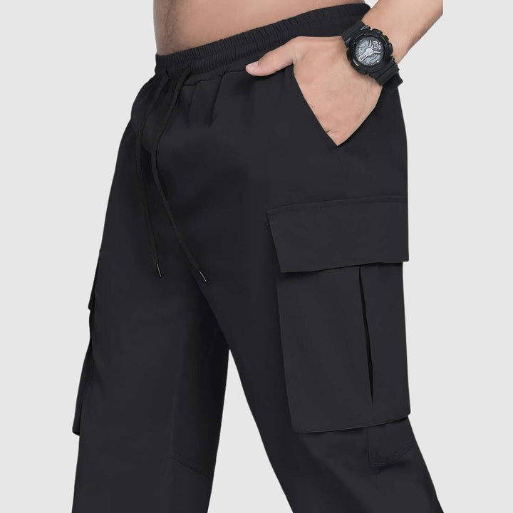 Men's Cargo Pants with Multi-Pocket Design for Versatile Style