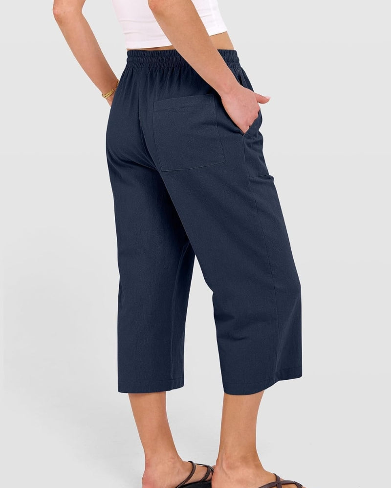 Whitney | Women's Relaxed Drawstring Capri Pants