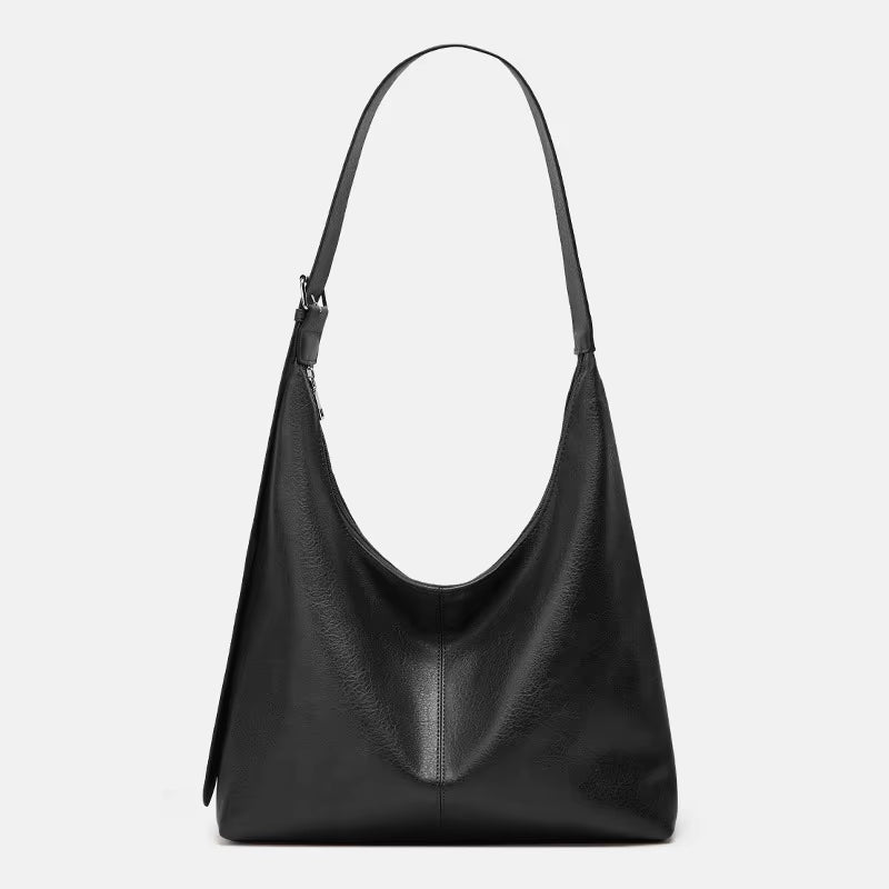 Women's Elegant Shoulder Bag with Wide Strap for Daily Use