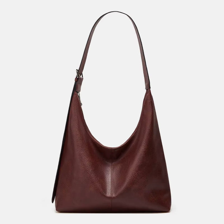 Women's Elegant Shoulder Bag with Wide Strap for Daily Use
