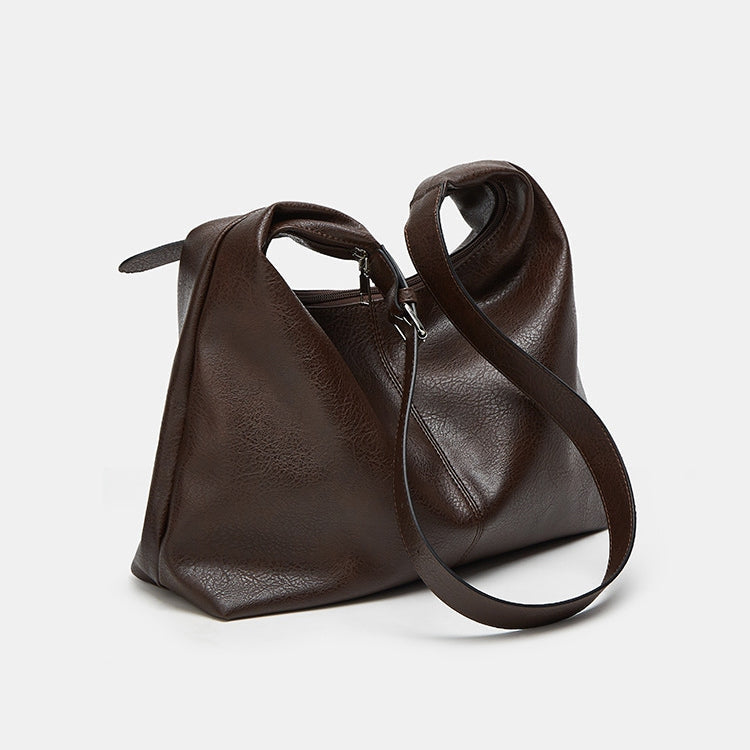 Women's Elegant Shoulder Bag with Wide Strap for Daily Use