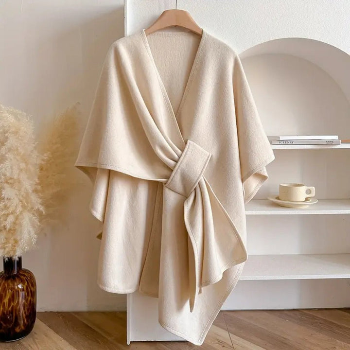 Women's Luxurious Poncho-Scarf-Coat for All Seasons